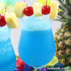 Blue Hawaiian Tropical Escape 12 Blue Hawaiian Cocktail