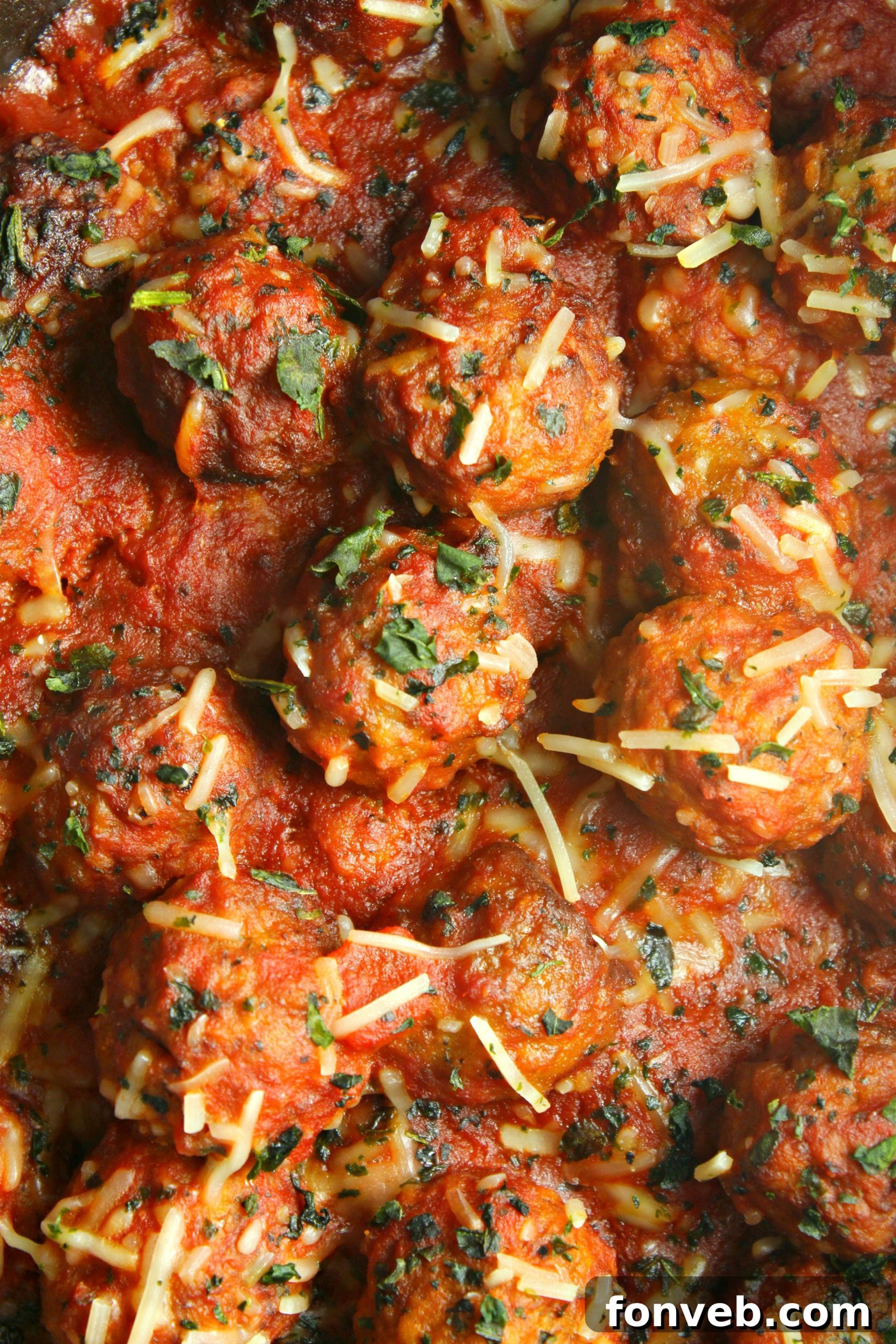 Slow cooker with homemade meatballs and sauce
