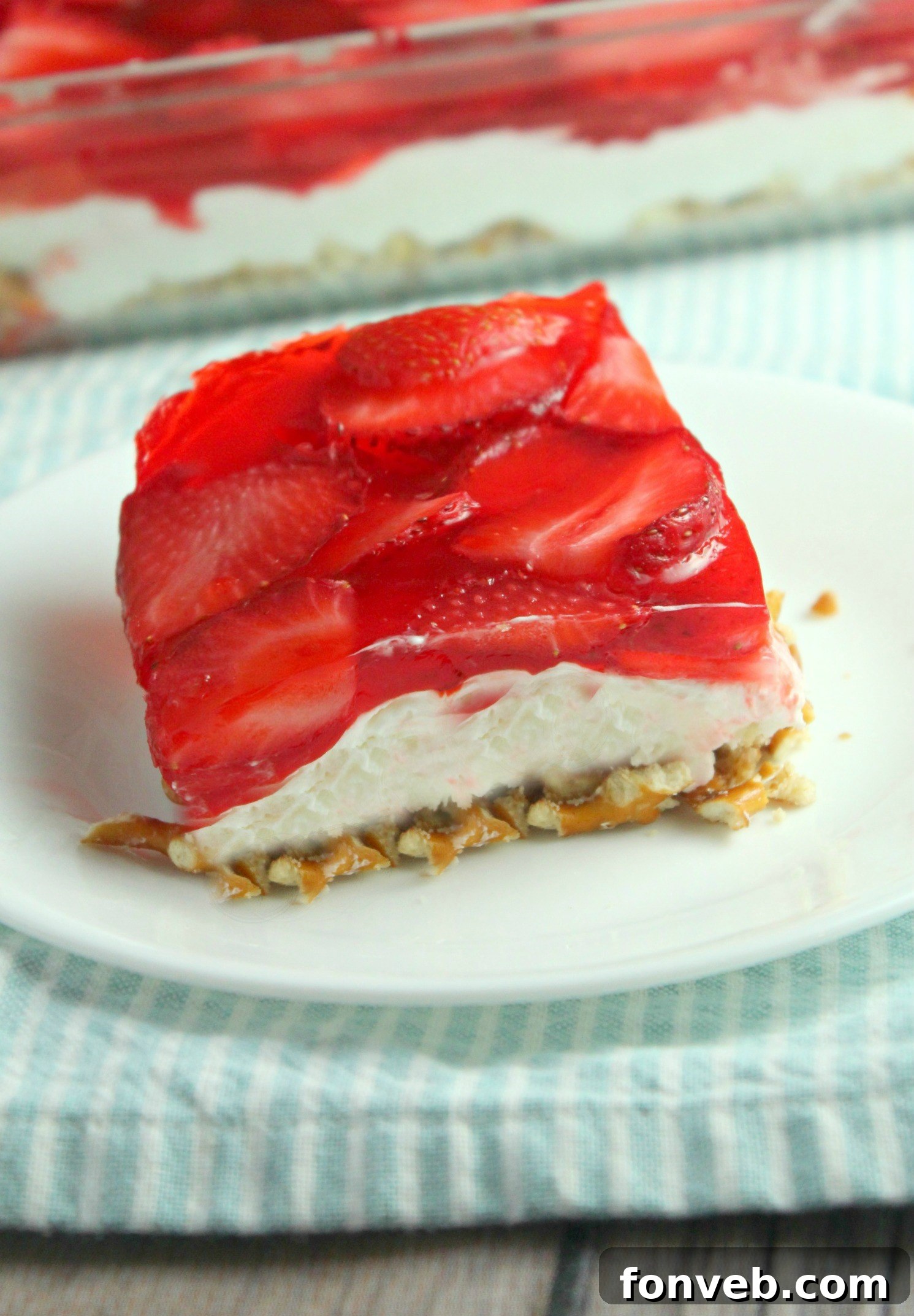 old image of my Strawberry Pretzel Salad 