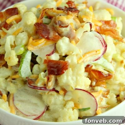 Loaded Cauliflower Salad Recipe Image