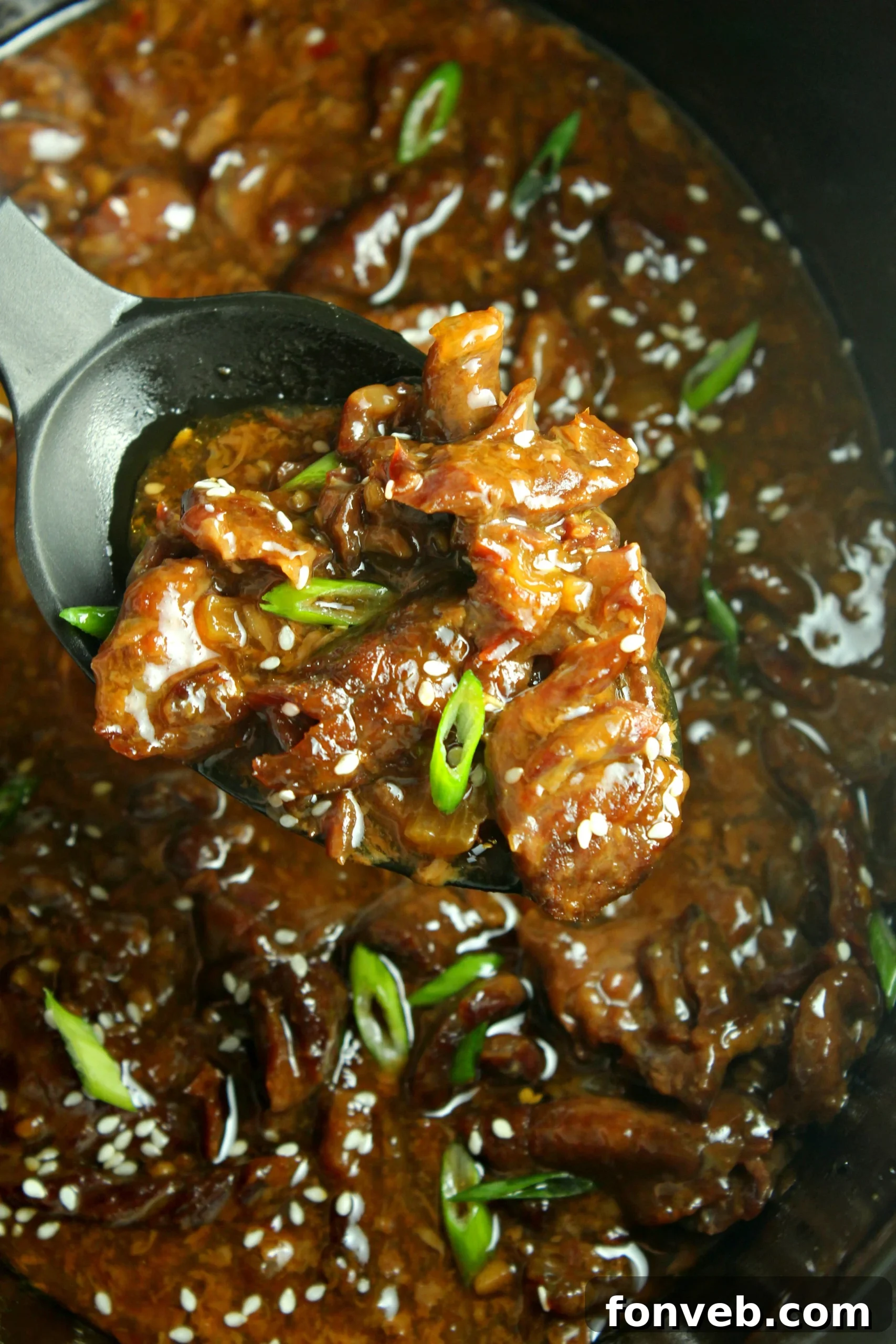 Platter of Slow Cooker Korean Beef with rice