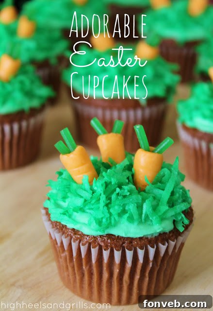 Artistically speckled Easter cupcakes with elegant white frosting and delicate chocolate speckles.