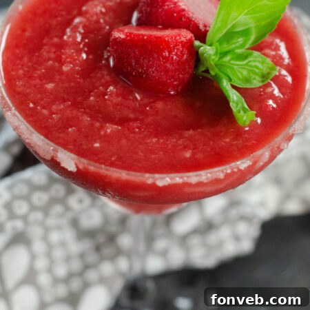 Frozen Strawberry Dream 6 A perfectly blended Strawberry Daiquiri.