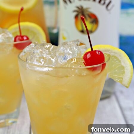 Delicious Banana Rum Punch
