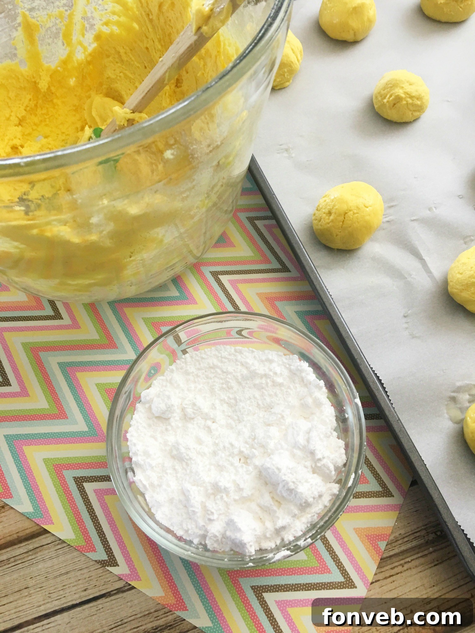 Zesty Lemon Crinkle Cookies 6 lem4 - Freshly baked Lemon Crinkle Cookies cooling on a wire rack