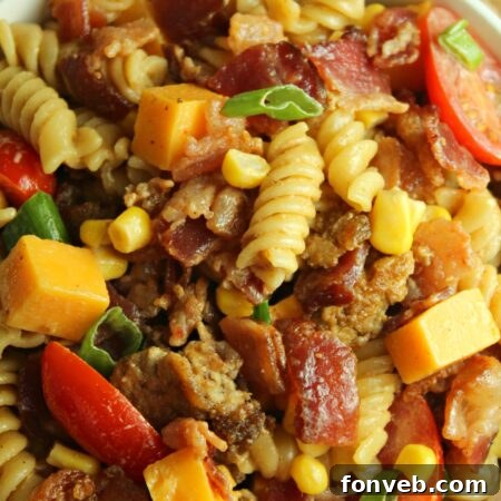 The ultimate Loaded Cowboy Pasta Salad recipe