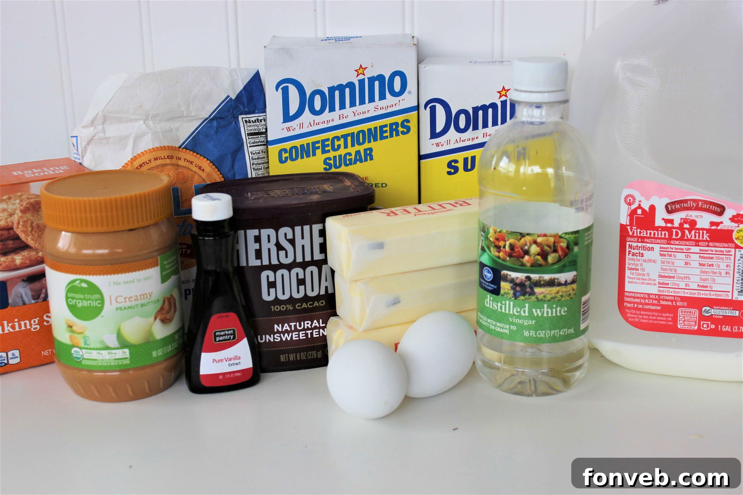 Ultimate Peanut Butter Texas Sheet Cake 3 A close-up of the moist interior of a Texas Sheet Cake, showcasing its rich chocolate color and tender texture, hinting at the decadent experience.