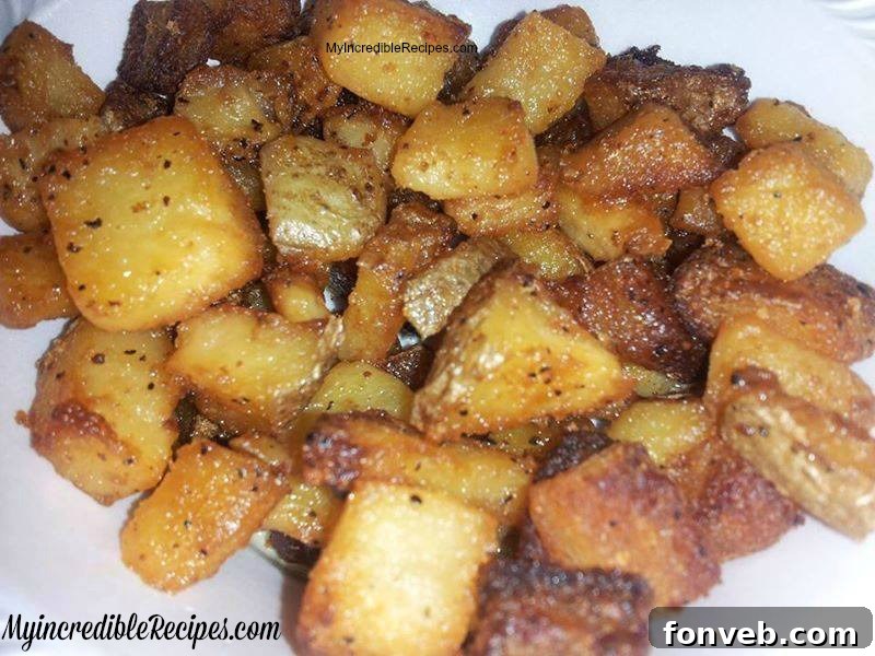 Crispy Oven Roasted Parmesan Potatoes, a perfect savory side