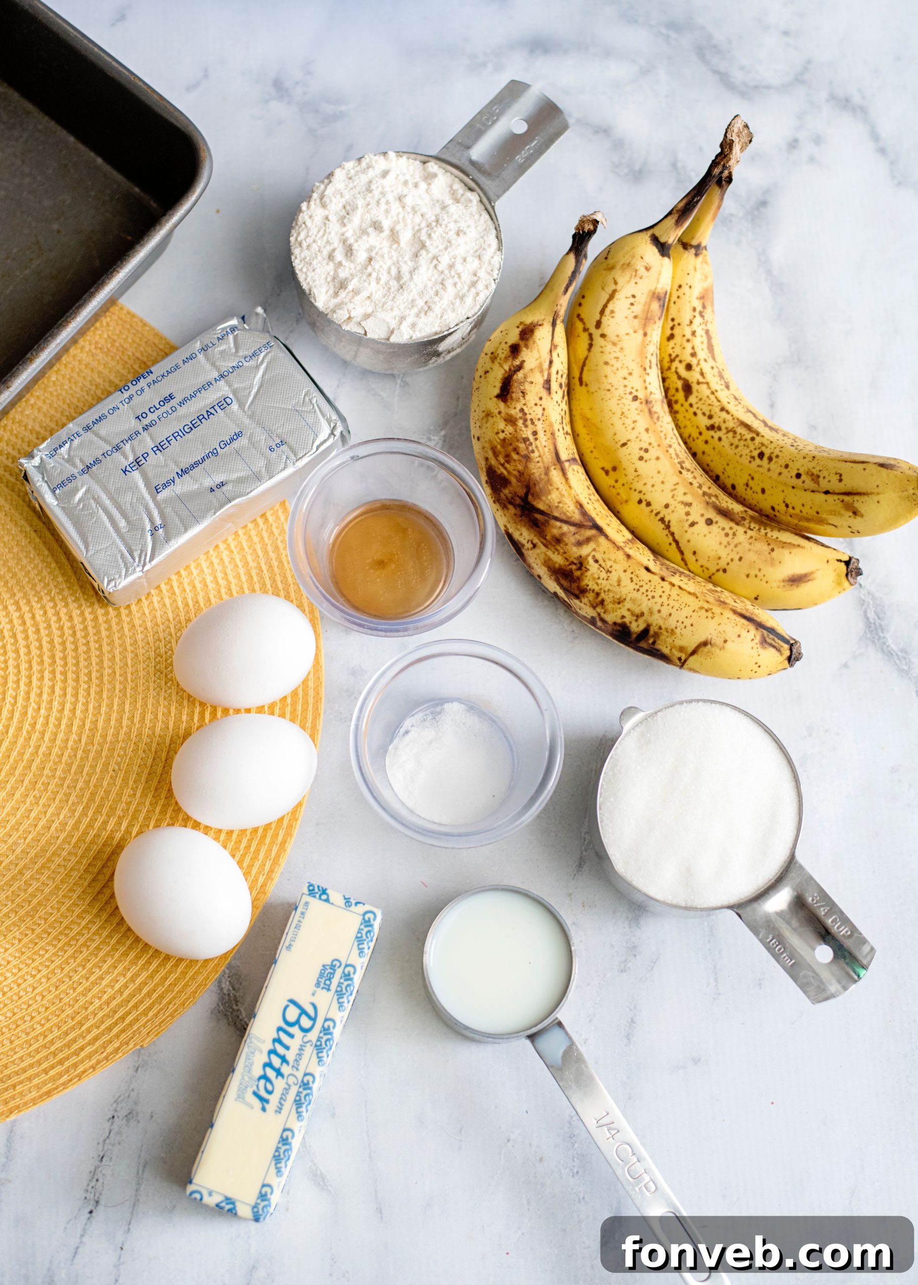 A whole loaf of Cream Cheese Banana Bread.